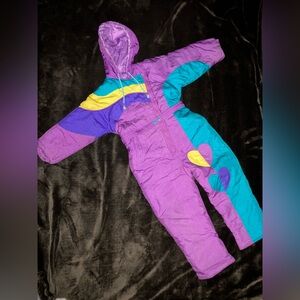Colorful Retro Snowsuit